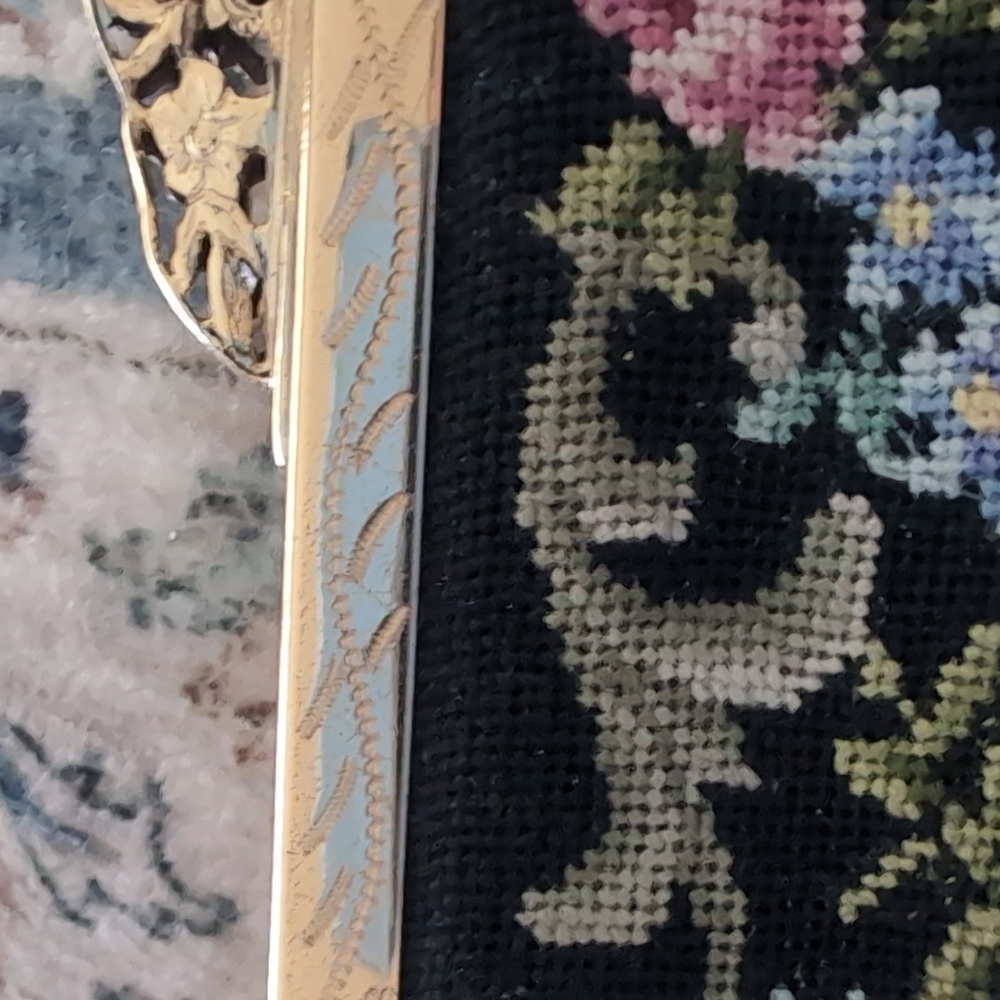 Vintage brocade floral bag - Picture 8 of 8